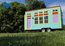 prefab container tiny house on wheels