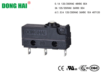 Dustproof Micro Switch For Household Appliances