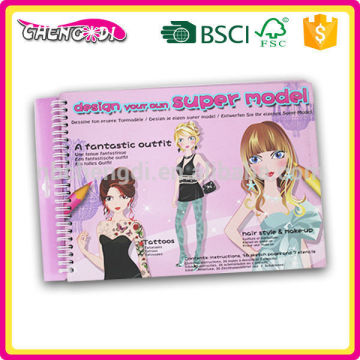 Super style fancy colorful kids professional sketches