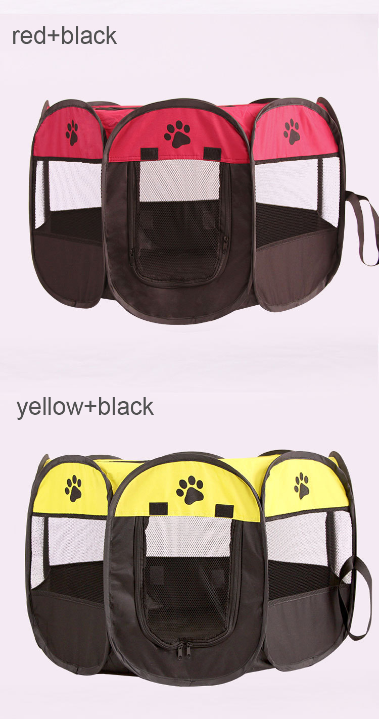 Portable dog cat pet foldable playpen Dog Sleeping Fence Pet Carrier Tent Dog indoor Houses