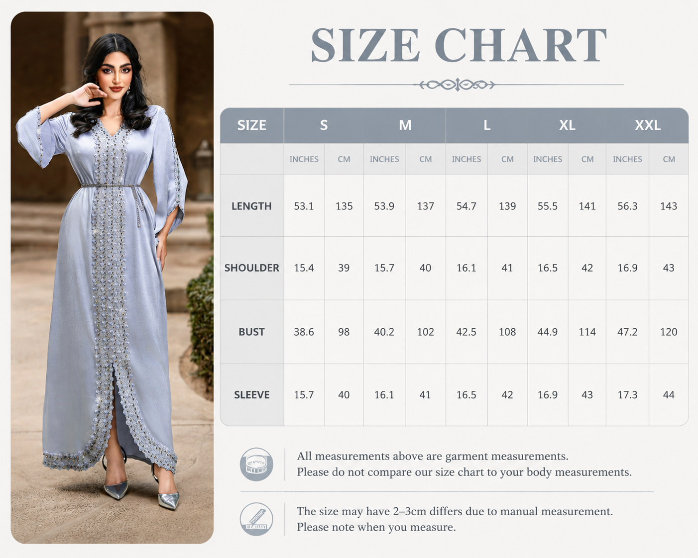 توری منجوق آبی شب عبای Blue Beaded Lace Evening Abaya