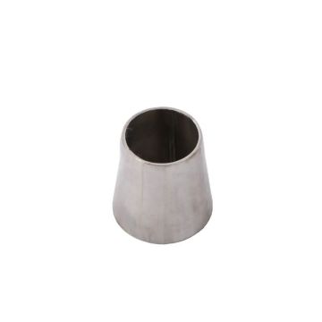 4 Inch Stainless Steel Adapter/Reducer Cones with Brush Finish