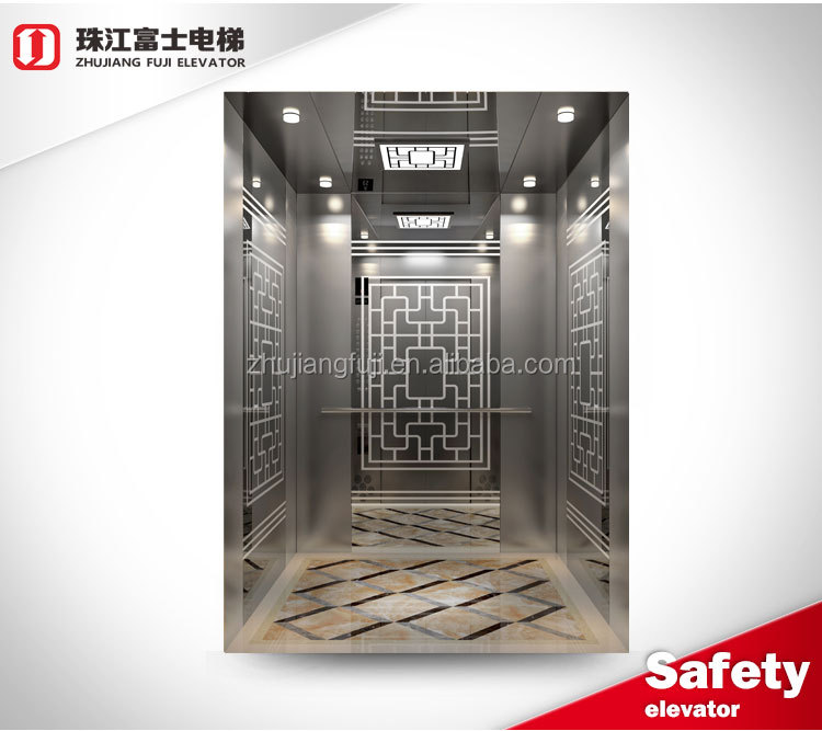 China Supplier ZhujiangFuji Professional CE Auto Door Elevator 10 People Commercial Passenger Lift