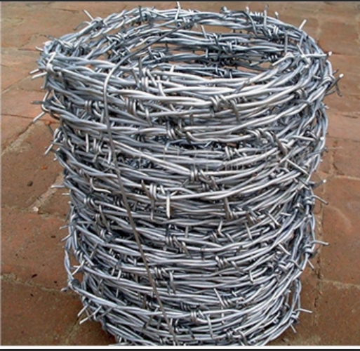 Bulk 2 Strands Barbed Wire Length Per Roll