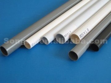 Plastic tube for electrical wire