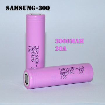 Vapor Mod 18650 3000mah Samsung 30Q Battery