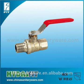 brass ball valve with long teeth thread