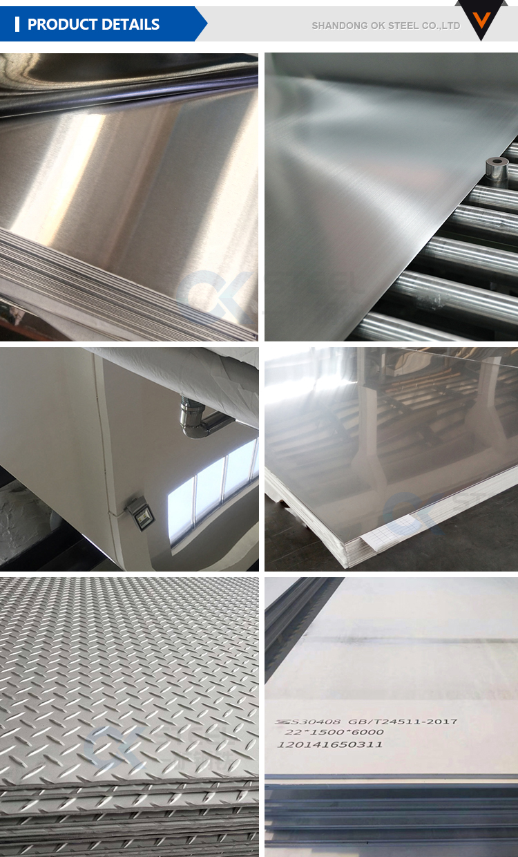 Factory Supply Attractive Price Perforated 304 BA surface 0.47mm stainless steel sheet