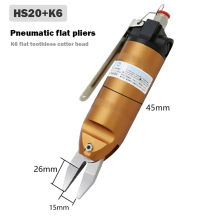 HS20 Air Vice Nipper Pneumatic Flat Pincer Pliers Connector Crimper Tool with K6 Blade