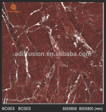 polished red glazed floor tiles