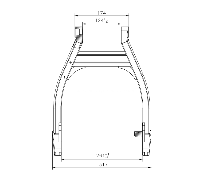 motorcycle swing arm motorcycle swing arm