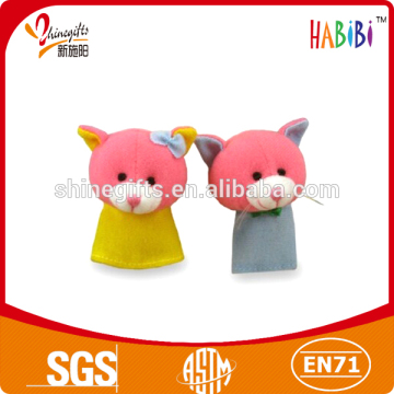 lovely cartoon animals hand puppets for kids