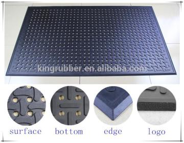 Anti-slip scraper & porous rubber mat