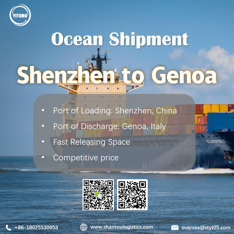 shenzhen to Genoa