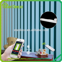 motorized pvc vertical window blind / sunscreen motorized roller shade