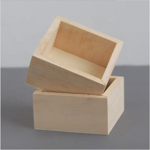 Small Unfinished Pine Wood Ring Boxes Wholesale