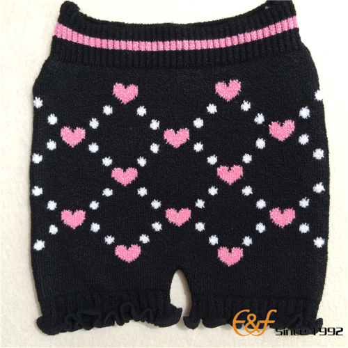 Feather Yarn Classcial Pattern Elastic Underwear Room Pants