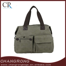 custom high quality washed canvas tote