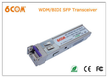 Single Mode Lc Sfp Transceiver 20km , 1.25g Interface Sfp 1310nm