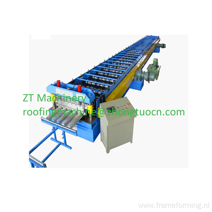 Steel floor decking sheet rolling making machine