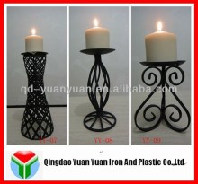 Wrought iron candlestick