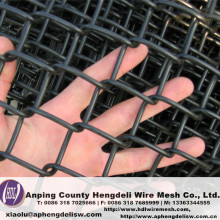 black anneled chain link fence wholesale price/gavanized iron chain link fence China factory/chain link fence pieces