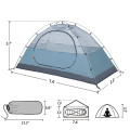 1-2 Person Lightweight Double Layer Backpacking Tent