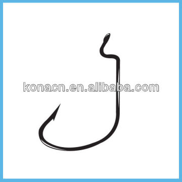 Round bent sea fishing hooks wholesale, worm hook