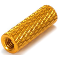 CNC colorful Aluminum M3 M2 round knurled standoff