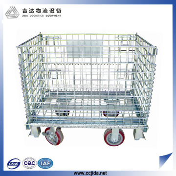 container storage wire cages with wheels