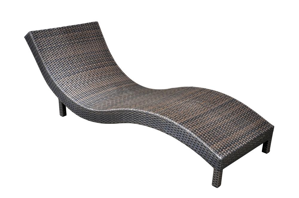 Sêwirana Sêwiranê Outdoor Rattan Sun Lounger