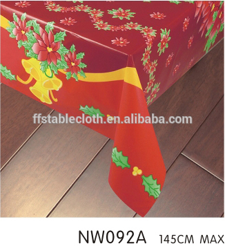 X'mas cheap fabric tablecloths