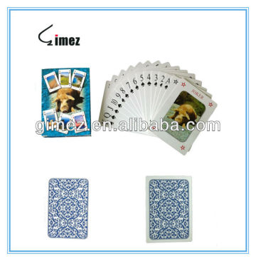 Customised playing cards for promotion gift,paper plastic playing cards