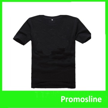 Hot Sell custom cotton black tshirt custom