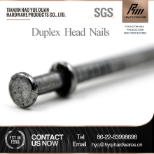 Smooth Shank polished double headed nails sizes of 2 -4 inch