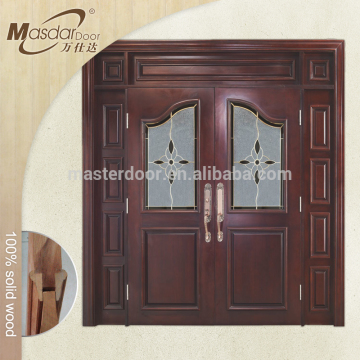 Spain plain wooden double door design