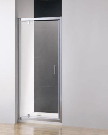 in line pivot shower door