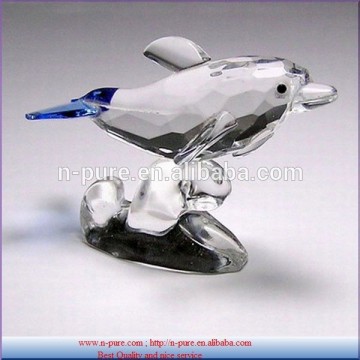 Cute Crystal Dolphin figurine,small Crystal Dolphin model