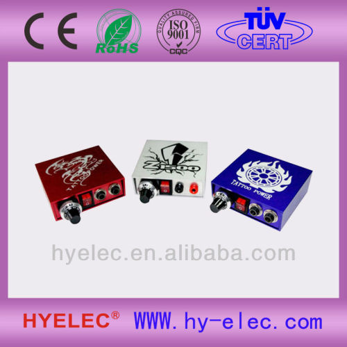 HYELEC three color options mini size tattoo power supply