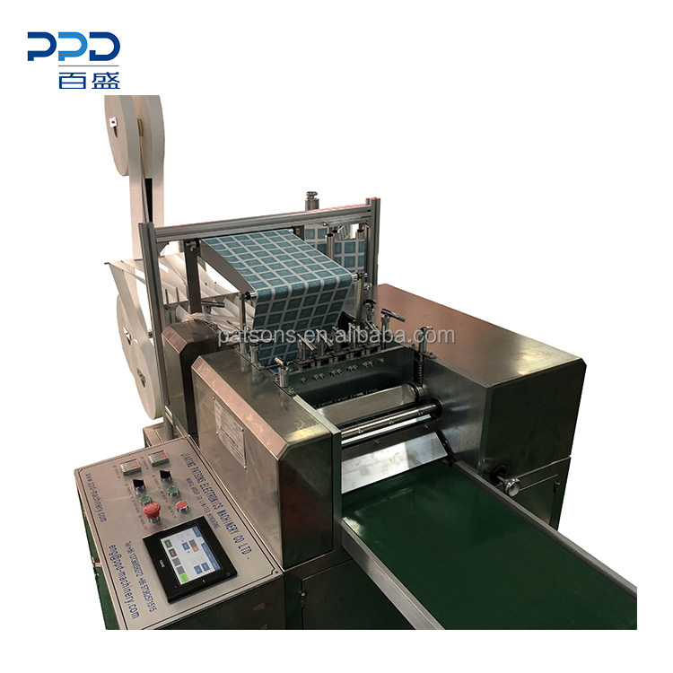 High speed 6lane vertical type automatic alcohol swab pad packaging machine