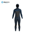 Seaskin 5/4mm مقنعين الرجال Surf Wetsuit شعار مخصص