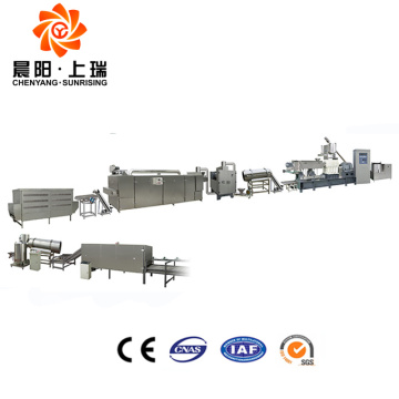 Breakfast cereals food extruder corn flakes processing line