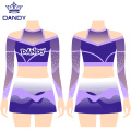 Cheerleading-uniform met lange mouwen en beste steen