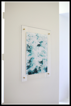 curved acrylic photo frame,table-top funia photo frame