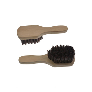 Bucket Brush With Wood Back and Natural Bristle