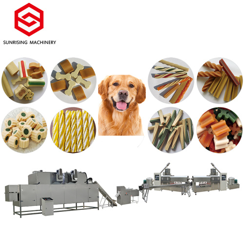 Pet treats chewing stick dog food making machine