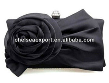 elegant rose lady beauty clutch evening bag