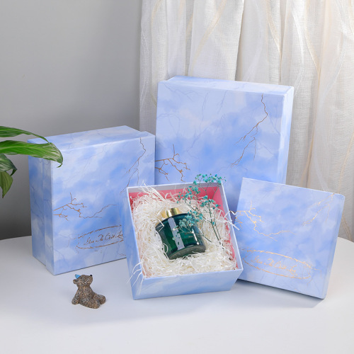 Custom Marble Printed Scented Gift Box