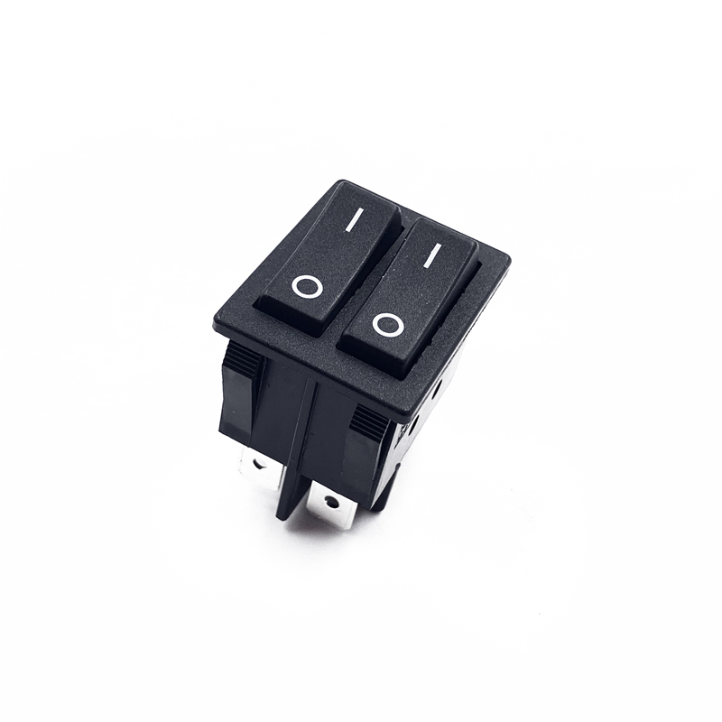 JEC JS-606PAA-Q-BBB-17H Square Black rocker Switch ON OFF Mini Momentary Pushbutton Switches