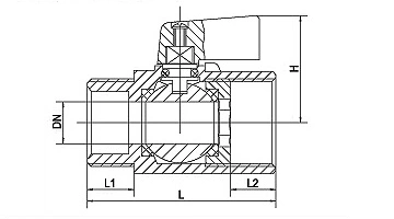 Znic Alloy Mini Ball Valve